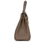 HERMÈS KELLY RETOURNE 25 ETOUPE TOGO GOLD HARDWARE