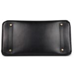 PRE-OWNED HERMÈS BIRKIN 35 BLACK BOX GOLD HARDWARE