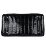 VINTAGE HERMÈS BIRKIN 35 BLACK SHINY POROSUS CROCODILE PALLADIUM HARDWARE