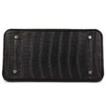 HERMÈS BIRKIN 30 BLACK MATTE ALLIGATOR GOLD HARDWARE