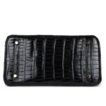 PRE-OWNED HERMÈS BIRKIN 30 BLACK SHINY POROSUS CROCODILE GOLD HARDWARE