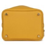 HERMÈS PICOTIN LOCK 18 JAUNE AMBRE CLEMENCE GOLD HARDWARE