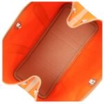 HERMÈS GARDEN PARTY 30 ORANGE MINIUM TOILE AND BISCUIT NEGONDA PALLADIUM HARDWARE