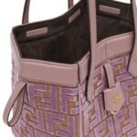 FENDI ORIGAMI MINI TRANSFORMABLE FF JACQUARD VELVET MINI-BAG