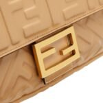 FENDI BAGUETTE NAPPA LEATHER BAG