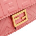 FENDI BAGUETTE NAPPA LEATHER BAG