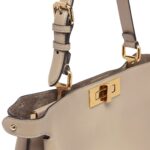 FENDI PEEKABOO SOFT MEDIUM LEATHER BAG