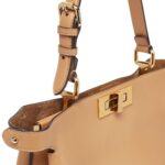 FENDI PEEKABOO SOFT MEDIUM LEATHER BAG
