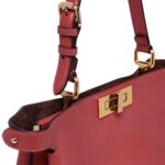 FENDI PEEKABOO SOFT MEDIUM LEATHER BAG