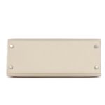 PRE-OWNED HERMES KELLY SELLIER 28 CRAIE EPSOM PALLADIUM HARDWARE