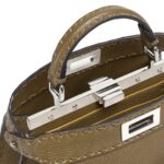 FENDI PEEKABOO ISEEU SMALL SELLERIA BAG WITH 556 HAND SEWN STITCHES