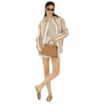 FENDI PEEKABOO ISEEU SMALL SELLERIA BAG WITH 556 HAND SEWN STITCHES