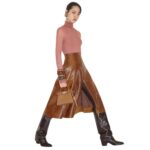 FENDI PEEKABOO ISEEU PETITE SELLERIA BAG WITH 306 HAND SEWN STITCHES