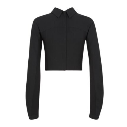 FENDI TOP BLACK WOOL TOP