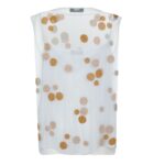 FENDI TOP LIGHT BLUE ORGANZA TOP