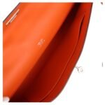 HERMÈS KELLY CUT ORANGE SWIFT PALLADIUM HARDWARE