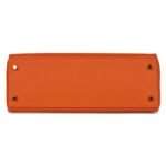 PRE-OWNED HERMÈS KELLY RETOURNE 32 ORANGE H EPSOM GOLD HARDWARE