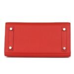 HERMÈS BIRKIN SELLIER 25 CAPUCINE EPSOM PALLADIUM HARDWARE