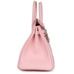 HERMÈS BIRKIN 25 ROSE SAKURA SWIFT PALLADIUM HARDWARE