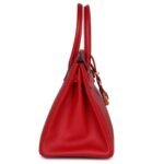 PRE-OWNED HERMÈS BIRKIN 30 ROUGE CASAQUE EPSOM GOLD HARDWARE