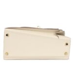 PRE-OWNED HERMÈS KELLY SELLIER EN DESORDRE 20 CRAIE EPSOM GOLD HARDWARE