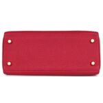 HERMÈS KELLY RETOURNE 25 FRAMBOISE TOGO GOLD HARDWARE