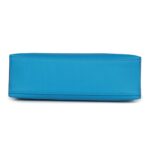 PRE-OWNED HERMÈS KELLY POCHETTE BLEU FRIDA SWIFT GOLD HARDWARE