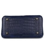 HERMÈS BIRKIN 25 BLEU SAPHIR MATTE ALLIGATOR GOLD HARDWARE