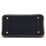 HERMÈS SPECIAL ORDER (HSS) BIRKIN 25 BLEU NUIT AND CRAIE TOGO GOLD HARDWARE