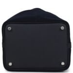 HERMÈS PICOTIN CARGO 18 CABAN SWIFT AND BLACK TOILE CANVAS PALLADIUM HARDWARE