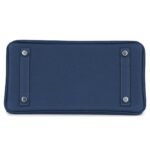 HERMÈS BIRKIN 25 DEEP BLEU VERSO TOGO PALLADIUM HARDWARE