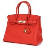 HERMÈS BIRKIN 30 CAPUCINE TOGO GOLD HARDWARE