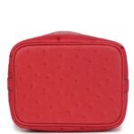 HERMÈS MICRO PICOTIN LOCK 14 BOUGAINVILLEA OSTRICH PALLADIUM HARDWARE
