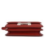 HERMÈS CONSTANCE 18 BRIQUE VERSO CHEVRE MYSORE PALLADIUM HARDWARE