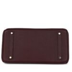 PRE-OWNED HERMÈS BIRKIN 35 BORDEAUX FJORD GOLD HARDWARE