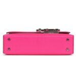 PRE-OWNED HERMÈS MINI VERROU CHAINE BAG ROSE POP CHEVRE CHAMKILA PALLADIUM HARDWARE