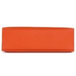 PRE-OWNED HERMÈS KELLY POCHETTE FEU EPSOM PALLADIUM HARDWARE