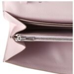 HERMÈS CONSTANCE WALLET TO GO MAUVE PALE EVERCOLOR PALLADIUM HARDWARE