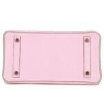 HERMÈS SPECIAL ORDER (HSS) BIRKIN 25 ROSE SAKURA AND GRIS PERLE CHEVRE MYSORE ROSE GOLD HARDWARE