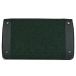 HERMÈS BIRKIN 35 VERT ANGLAIS FEUTRE WOOL AND VERT FONCE FEUTRE SWIFT PALLADIUM HARDWARE
