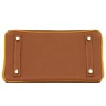 HERMÈS SPECIAL ORDER HSS BIRKIN 25 GOLD AND JAUNE AMBRE TOGO BRUSHED GOLD HARDWARE