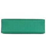 HERMÈS KELLY POCHETTE VERT VERTIGO SWIFT PALLADIUM HARDWARE