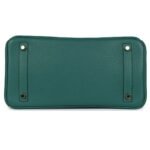 PRE-OWNED HERMÈS BIRKIN 30 MALACHITE CLEMENCE GOLD HARDWARE