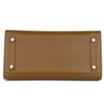 PRE-OWNED HERMÈS BIRKIN SELLIER 30 BRONZE DORE MADAME PALLADIUM HARDWARE