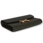 HERMÈS CONSTANCE WALLET TO GO VERT DE GRIS EPSOM GOLD HARDWARE
