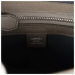 HERMÈS CITYSLIDE CROSS PM BELT BAG VERT DE GRIS TAURILLON CRISTOBAL PALLADIUM HARDWARE
