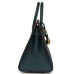 HERMÈS SPECIAL ORDER (HSS) BIRKIN SELLIER 25 VERT CYPRESS VERSO EPSOM BRUSHED GOLD HARDWARE