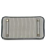 HERMÈS SPECIAL ORDER HSS BIRKIN 25 GRIS PERLE AND VERT ROUSSEAU MATTE ALLIGATOR BRUSHED GOLD HARDWARE