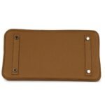 PRE-OWNED HERMÈS BIRKIN 30 BRONZE D'OR VERSO TOGO PALLADIUM HARDWARE