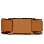 HERMÈS GETA CARAMEL CHEVRE MYSORE GOLD HARDWARE